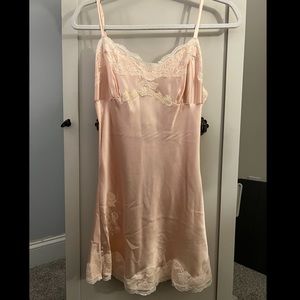 Spaghetti Strap Silk Dress